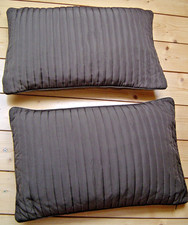 Kissenhülle Ikea inkl. Kissen, Dunkelbraun, ca. 55x35 cm Nr. 1