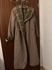 Damen Mantel Braun M Lang Wadenlang Herbst Winter Übergang Warm Lässig Hellbraun