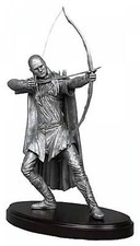 Herr der Ringe LEGOLAS Orlando Bloom FINE Pewture Metal Statue 61cm Neca Rare