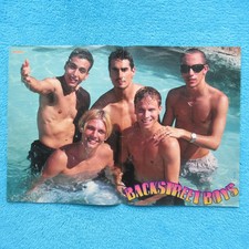 BACKSTREET BOYS POSTER BRAVO 2 Seiten 1990er Blümchen Jasmin Wagner