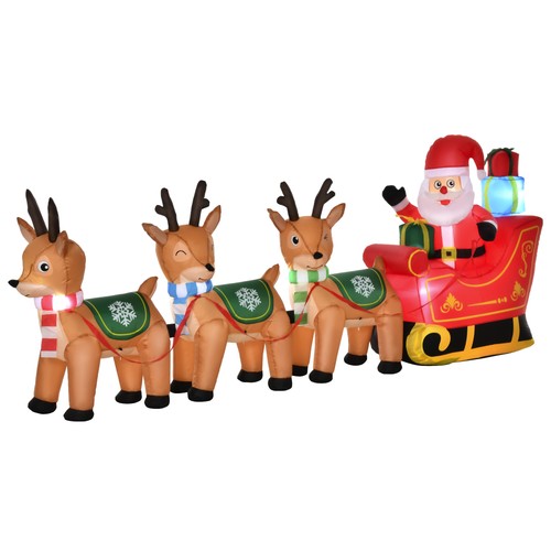 Weihnachtsmann schlitten - weihnachtsmann,