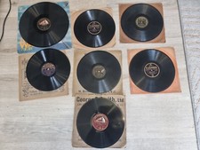7 Schellackplatten 78 DB 615 CB 386 Orchester Platten rar Gramophone Violin