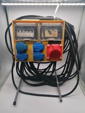 ELEKTRA Tailfingen Stromverteiler Baustromverteiler 4x Schuko 1x Starkstrom 25m