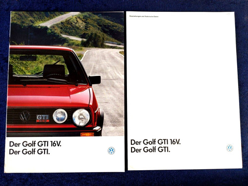 Golf gti 16v - golf, prospekt