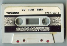 Computer Software Cassette für Commodore C16 Plus 4:  3D Time Trek
