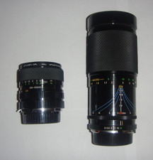 2x Objektiv Marke Soligor / ZOOM+MACRO f=35-200mm und ZOOM+MACRO 28-55mm  TIFFEN