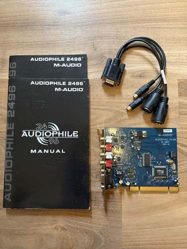 Audio audiophile 2496 - m-audio,