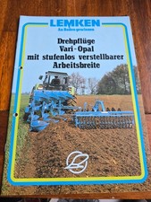 LEMKEN Drehpflüge Vari-opal Prospekt Brochure b
