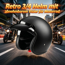 3/4 Helm Klassisches Design