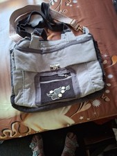 Tasche  , Handarbeit ,hell und dunkelgrau 