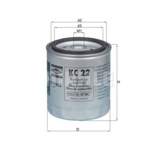 Kraftstofffilter KNECHT KC 22