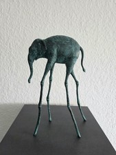 Bronze Elefant Skulptur im