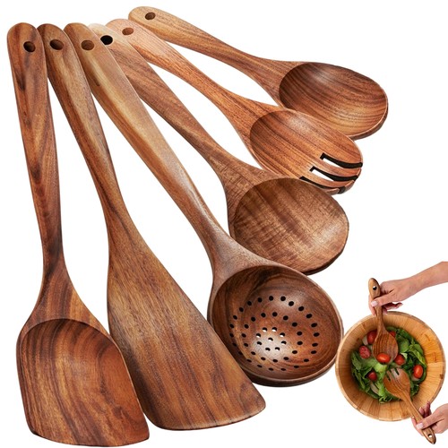 Holz kochbesteck set - holz, kochbesteck-set