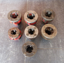 7x Virax Gewindeschneidköpfe Schneidkluppe Gewindeschneider gebraucht #KT