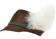 Trachtenhut braun mit