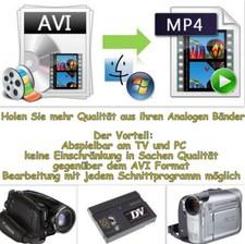 mp4 Format - 30 Bänder  Hi8 /