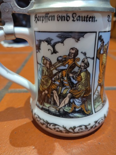 Kaiser bierkrug mit zinndeckel - kaiser,