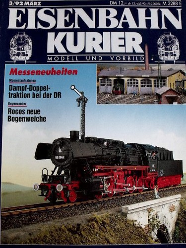 Eisenbahn kurier 1992 - eisenbahn,