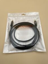 CSL Stereo Cinch Audio Kabel Metallstecker vergoldet 2x geschirmt schwarz 2m