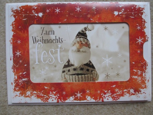 Weihnachtskarte weihnachtsmann - weihnachtskarte,