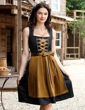 Damen Dirndl Set Trachtenkleid