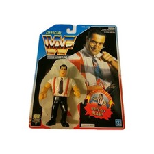 Hasbro WWE WWF Wrestling Actionfigur IRS  Irwin R. Schyster m. Karte
