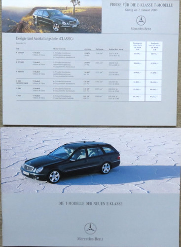 Mercedes klasse modell - mercedes, e-klasse
