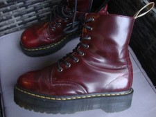 Dr.Martens Boots Schnürschuhe JADON II Gr.42 Vegan Braun Plateau  2x getragen