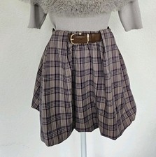 Ballonrock Kariert Minirock