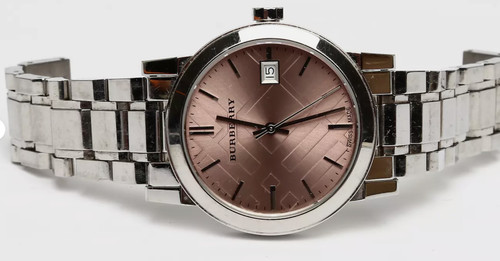 Burberry damenuhr rosa kariert - burberry,