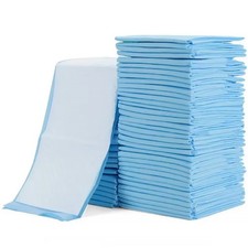 100 Stk Trainingsunterlagen Welpenunterlagen Hunde Toilette Welpen Pads 45x35cm