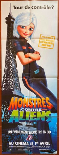 Plakat monsters gegen aliens - gegen,