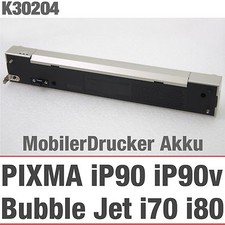 AKKU BATTERIE MOBILER DRUCKER PRINTER CANON PIXMA iP90 BUBBLE JET i70 i80 K30204