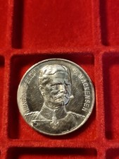 SILBERMEDAILLE V. Mackense " der letzte Husar" Durchhalten 1. Weltkrieg 