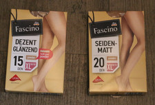 2 Lycra Strumpfhosen von Fasicino Gr. XL 50/52 Neu OVP