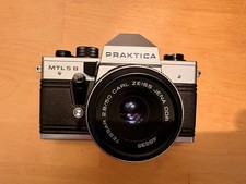 Praktica MTL 5 B mit 2.8/50mm Zeiss Tessar Objektiv und OVP