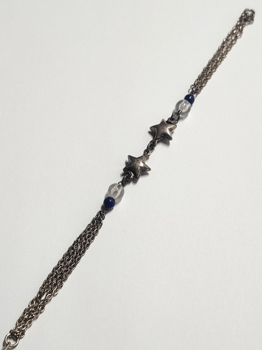Sterling silber stern kette - silber,