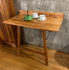 Klapptisch Wandmontage Vintage Antik Originaler gebrauchter Wandtisch