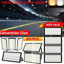 100-400W LED Scheinwerfer Lamp Flutlicht Wandleuchte Außen Fluter Gartenstrahler