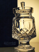 Waterford Kristall Lismore Fuß Marmelade / Honig Glas Vintage Neuwertig in Box