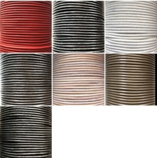 3mm Echt Original Rund Leder