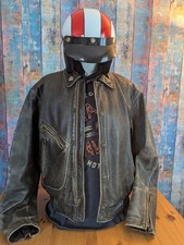 harley davidson vintage jacke leder, L , selten