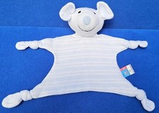 TOPOLINO TOPOMINI MAUS SCHMUSETUCH KUSCHELTUCH GESTREIFT WEISS BLAU ERNSTINGS