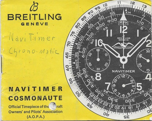 Breitling navitimer cosmonaute - navitimer,
