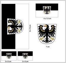 Aufkleber Bogen Ostpreußen