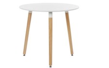 Moderner Weißer Runder