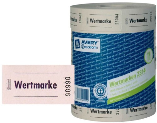 Avery zweckform bon - avery, 5x