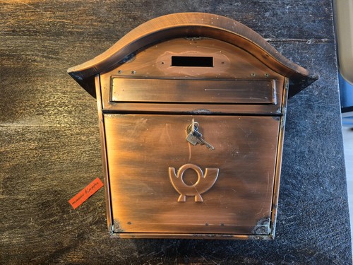 Alter kupfer briefkasten - kupfer,