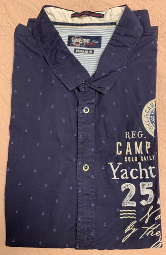 Camp david kurzarm hemd - david,