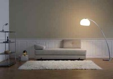 Innovation Living Schlafsofa  SIGMUND INDU  STOFF grau 3 Sitzer